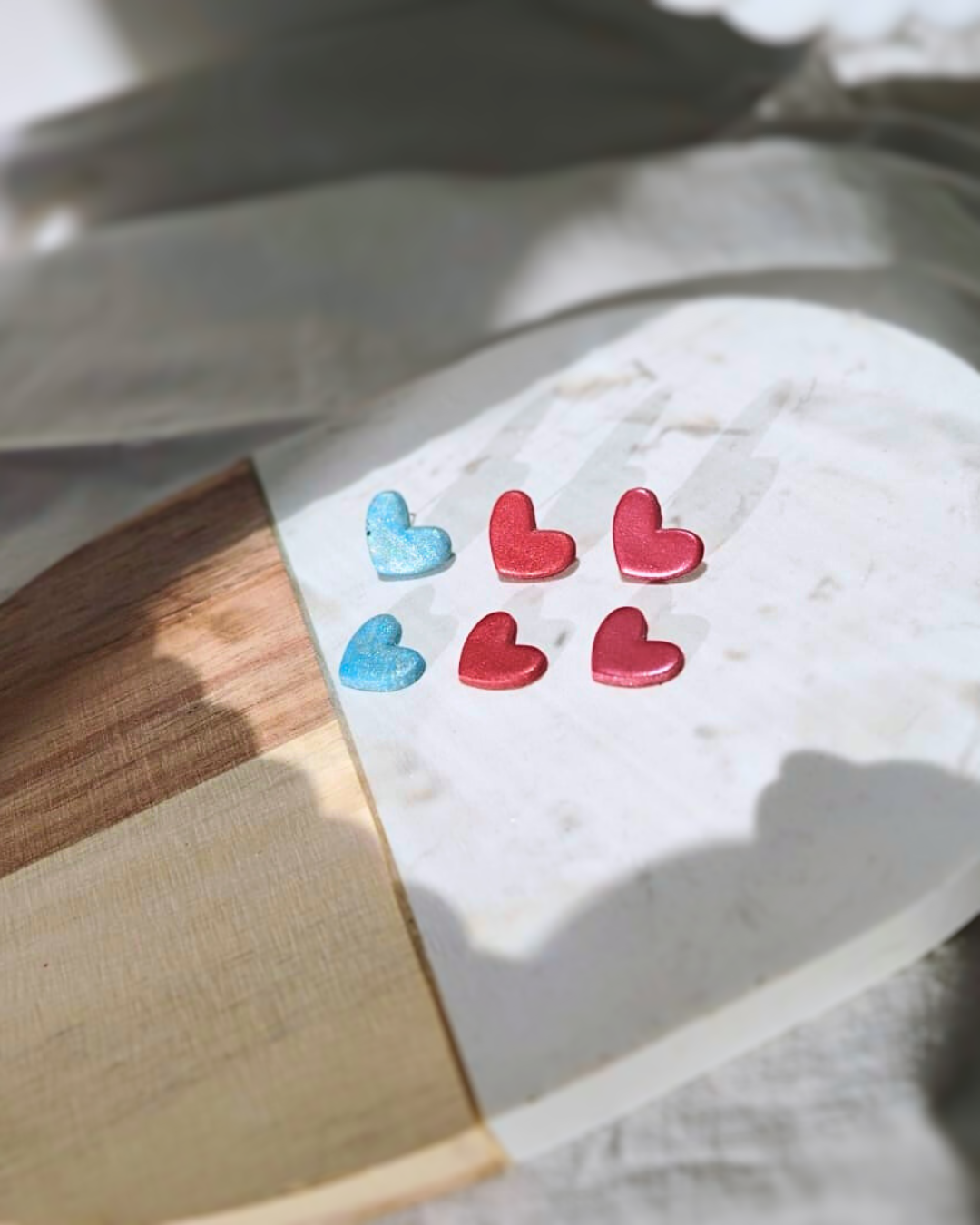 Srce - Valentinovo naušnice - razne boje