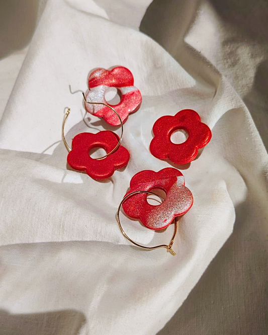 Viseće cvijeće - Unikatne naušnice