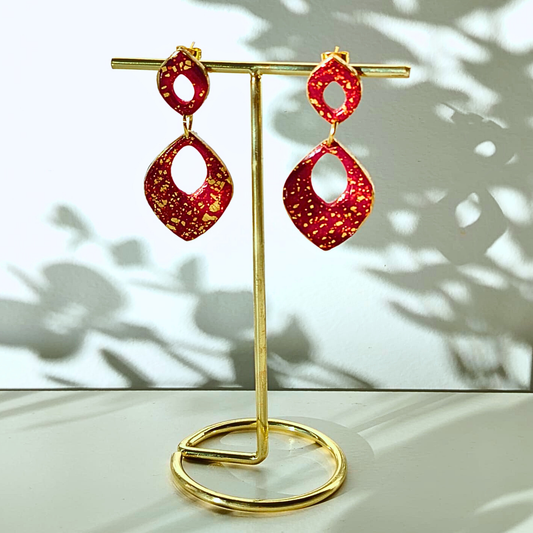 Aurora Drop - Red Gold – ručno rađene od gline