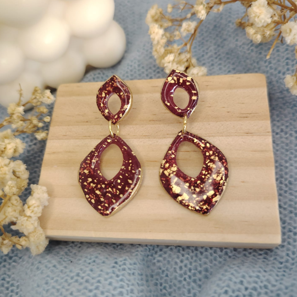 Aurora Drop - Red Gold – ručno rađene od gline