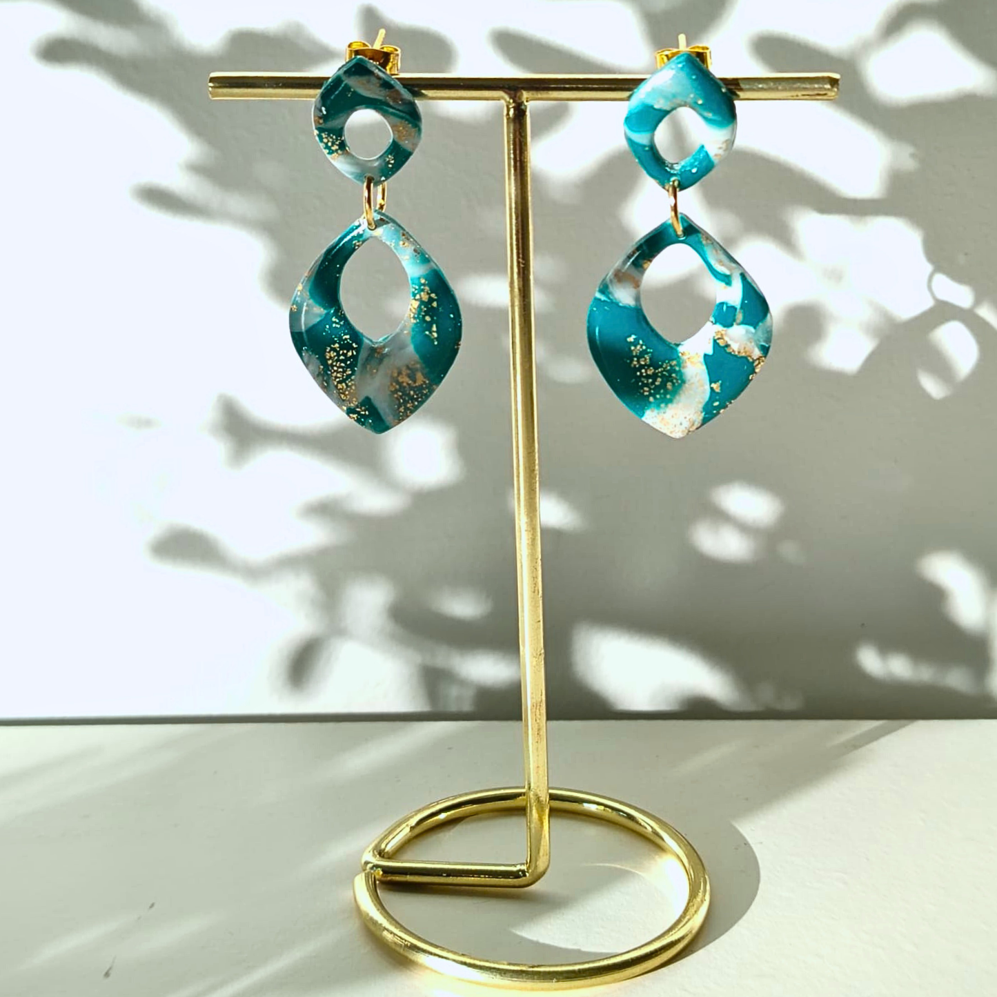 Aurora Drop - Zelena - elegantne naušnice