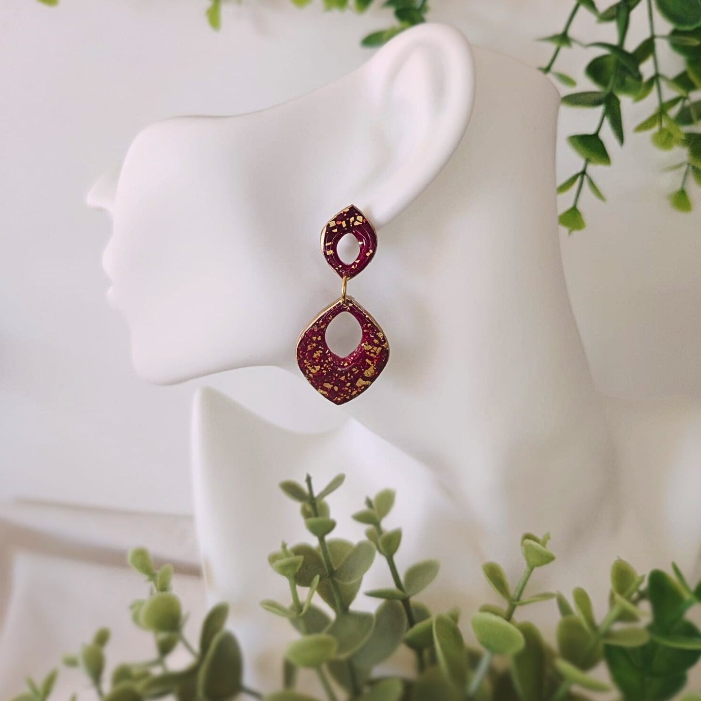 Aurora Drop - Red Gold – ručno rađene od gline