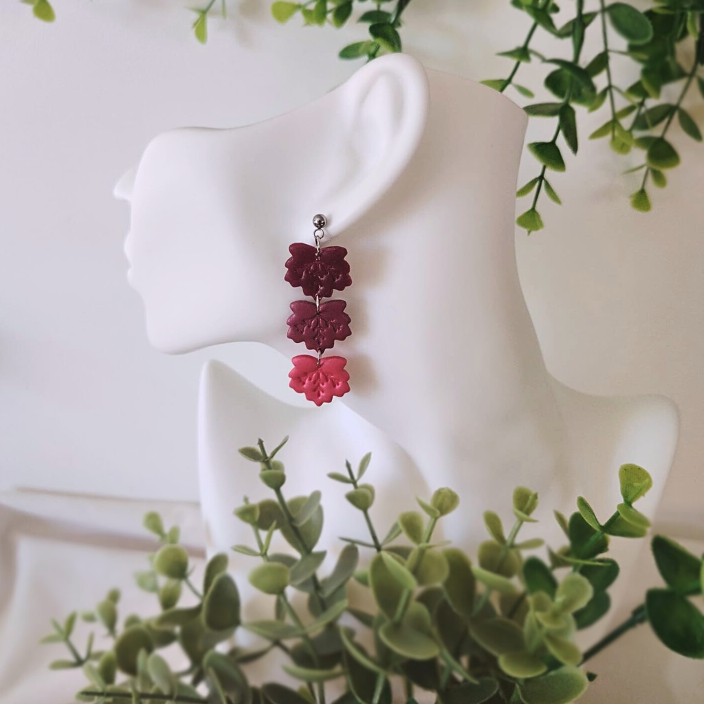 Falling Leaves Earrings – Trostruki jesenski listovi